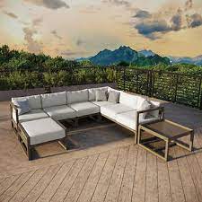 ATLeisure Preston 6pc Outdoor Patio Sectional