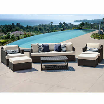 Maximizing Comfort and Style: The Belmont 7-Piece Outdoor Patio Seating Set at Costco