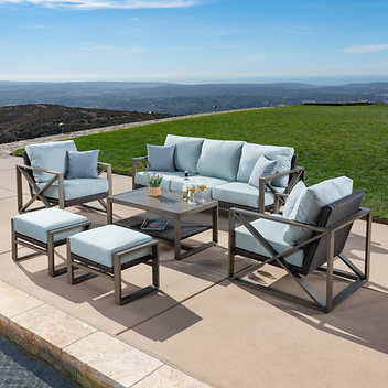 Maximize Your Outdoor Comfort: Grand Leisure City Heights 6-Piece Seating Set Review from Costco