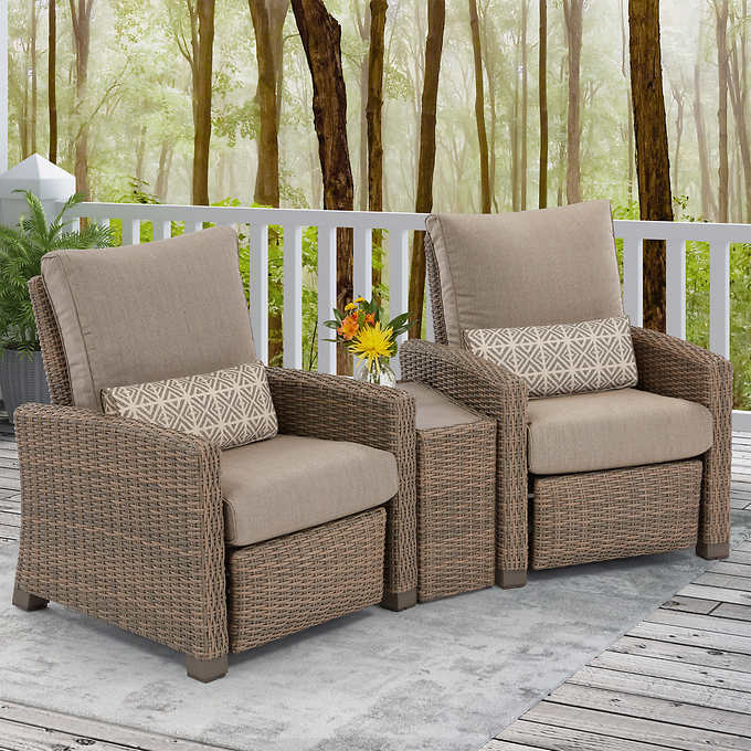 Unwinding In Comfort: Costco Montclair 3-piece Woven Recliner Set Is it worth the Buzz?