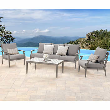 Unveiling Elegance: The Marilla 4-Piece Seating Set at Costco – Your Ultimate Outdoor Escape $300 Off At Costco At Time Of Review