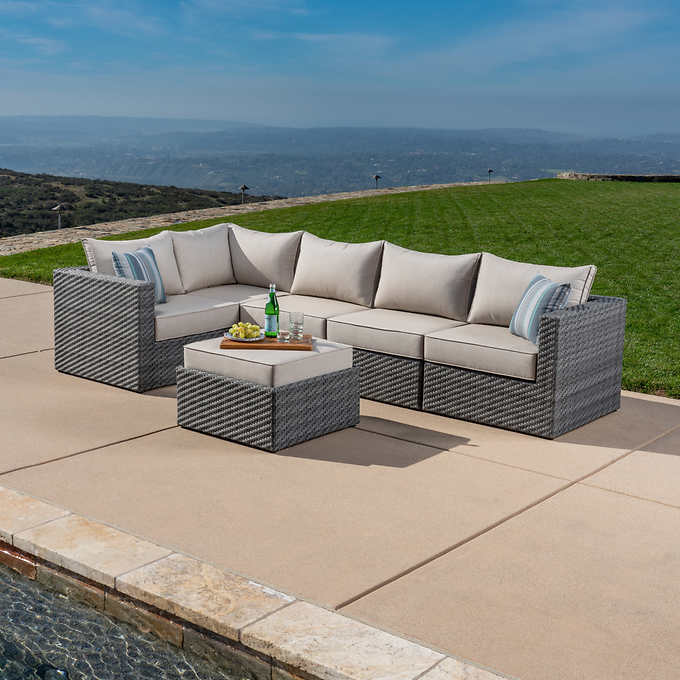 Grand Leisure Solimar 6-Piece Modular Sectional Set Costco Review
